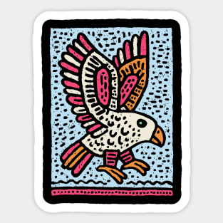 Whimsical Eaglet | Brave Fledgling Graphic Sticker